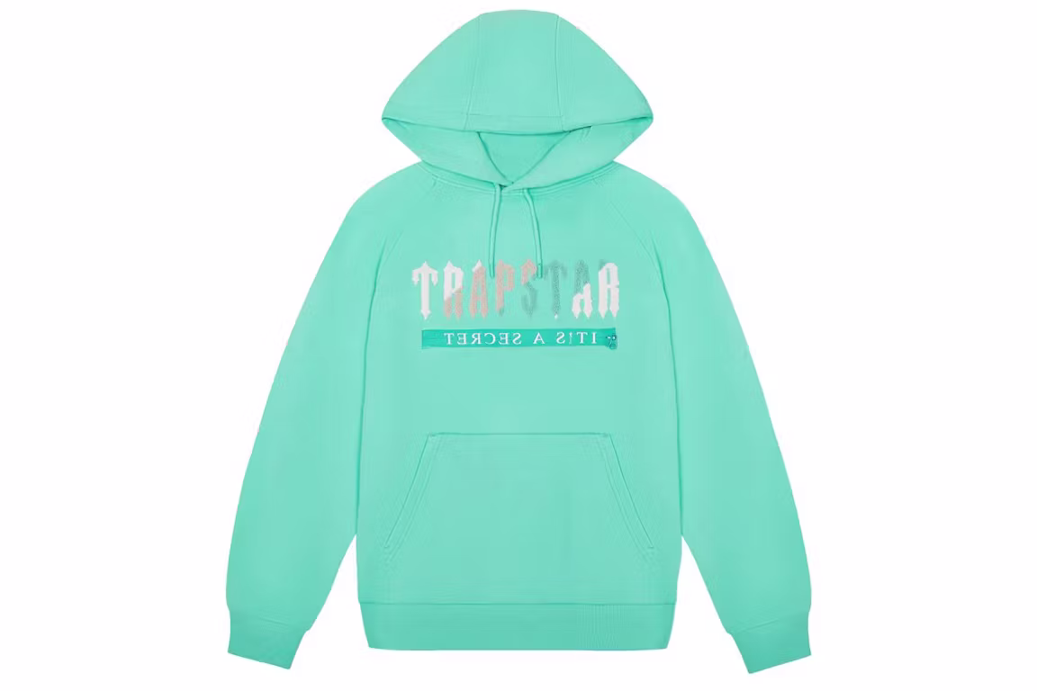 Trapstar Chenille Decoded 2.0 Hoodie Teal Trapstar Chenille Decoded 2.0 Hoodie Teal