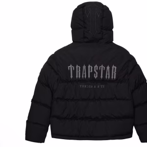 Trapstar Decoded 2.0 Hooded Puffer Jacket Black