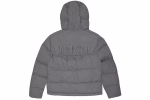Trapstar Decoded 2.0 Hooded Puffer Jacket Grey - Image 2