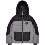 Trapstar Decoded Puffer Jacket Grey