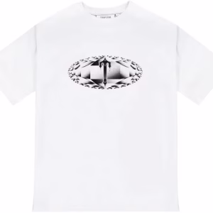 Trapstar Diamond In The Rough Tee White