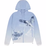 Trapstar Flying Birds Zip Windbreaker Jacket Blue