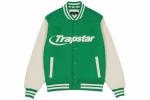 Trapstar Hyperdrive Chenille Varsity Jacket Green