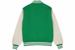 Trapstar Hyperdrive Chenille Varsity Jacket Green