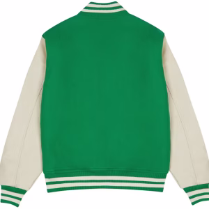 Trapstar Hyperdrive Chenille Varsity Jacket Green