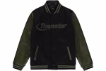 Trapstar Hyperdrive Varsity Jacket Olive