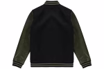 Trapstar Hyperdrive Varsity Jacket Olive