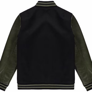 Trapstar Hyperdrive Varsity Jacket Olive