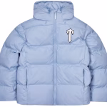 Trapstar Irongate Arch Hooded Puffer Jacket Light Blue