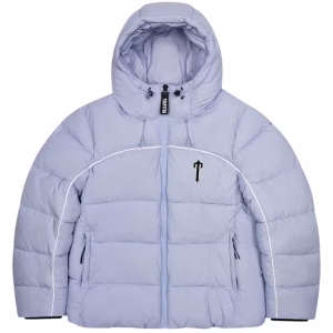 Trapstar Irongate Arch Pipping Puffer Jacket Ice Blue