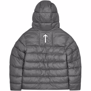 Trapstar It's A Secret Hooded Puffer Jacket Grey