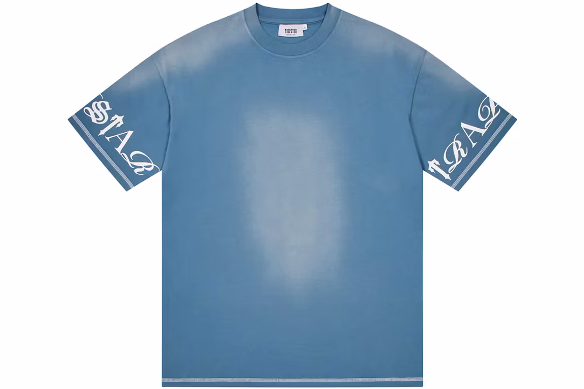 Trapstar Script 2.0 Tee Denim Blue Trapstar Script 2.0 Tee Denim Blue