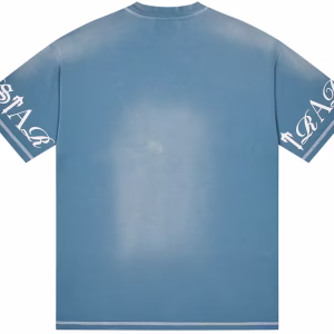 Trapstar Script 2.0 Tee Denim Blue