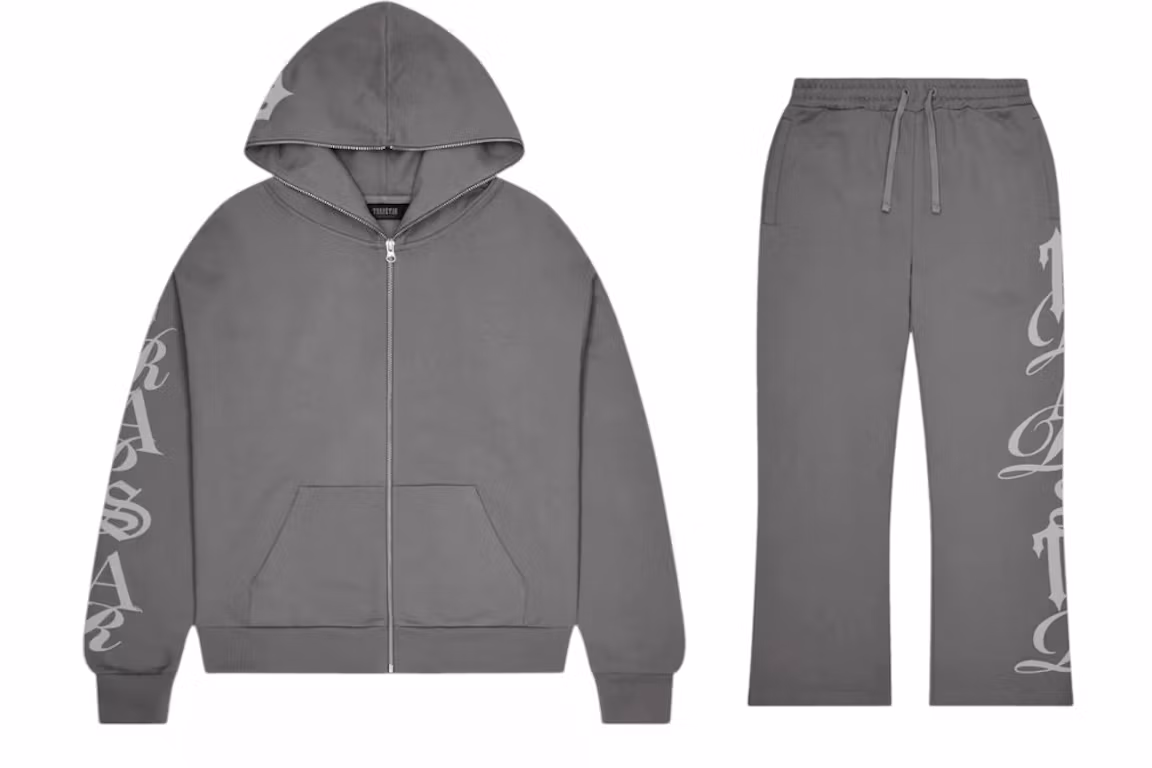 Trapstar Script 2.0 Tracksuit Grey Trapstar Script 2.0 Tracksuit Grey
