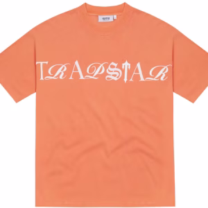 Trapstar Script T-shirt Orange