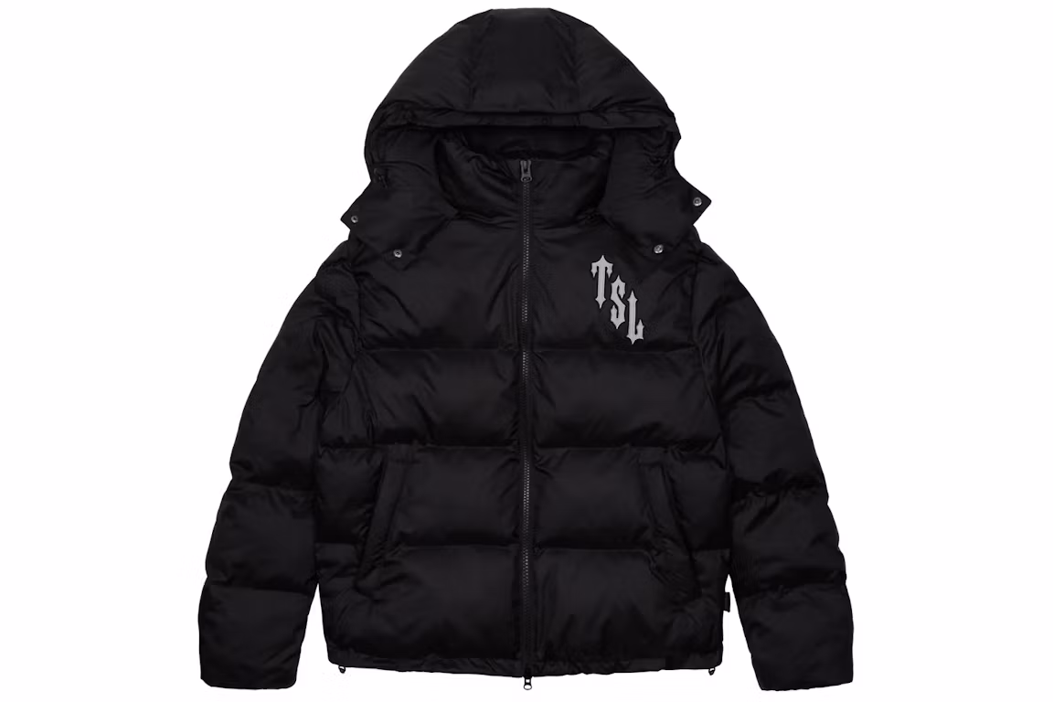 Trapstar Shooters Hooded Puffer Black Trapstar Shooters Hooded Puffer Black