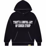 Trapstar x Cough Syrup Hoodie Black