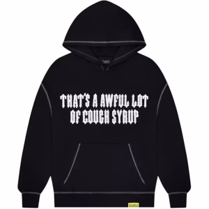 Trapstar x Cough Syrup Hoodie Black
