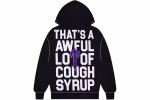 Trapstar x Cough Syrup Hoodie Black