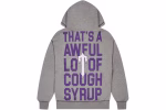 Trapstar x Cough Syrup Hoodie Grey